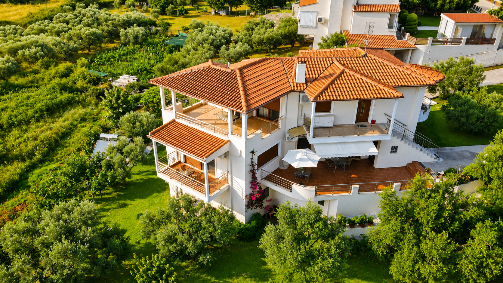 Terra Alegra retreat among olive groves in Nikiti, Chalkidiki